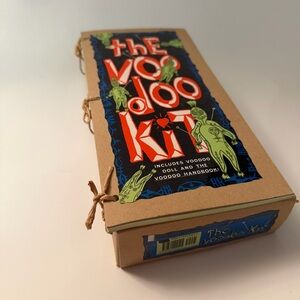Vintage VooDoo Kit with book and doll. 1997